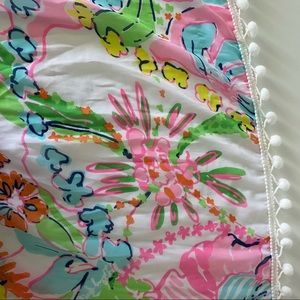 Lilly Pulitzer for Target Floral Scarf - Pink, Blue, Green